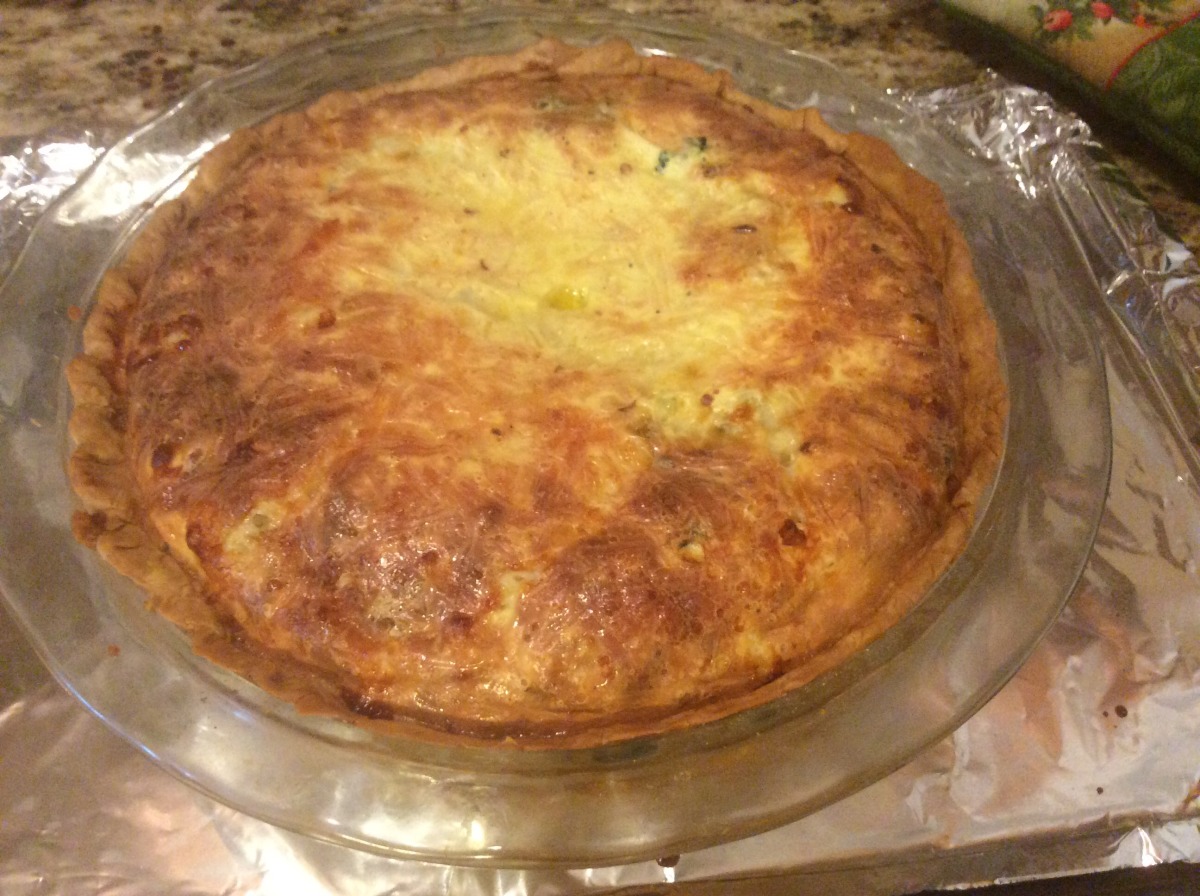 Kale and Onion Quiche-image