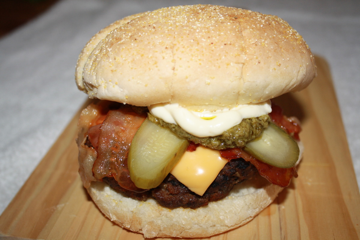 Man Burgers Half Pound Hamburgers Recipe Food Com