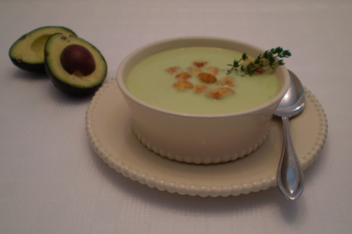 Crema De Aguacate -- Cream of Avocado Soup (South America)