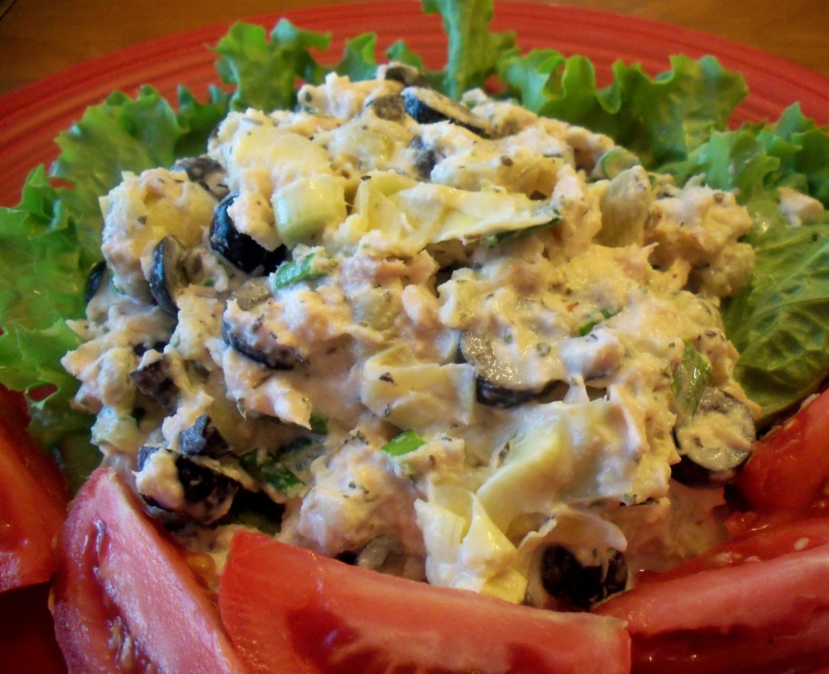 Artichoke and Ripe Olive Tuna Salad image