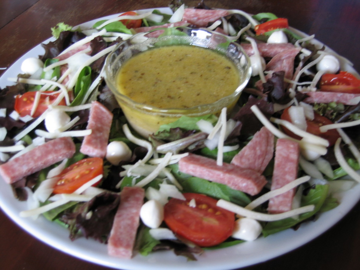 Chopped Salad With Italian Vinaigrette_image