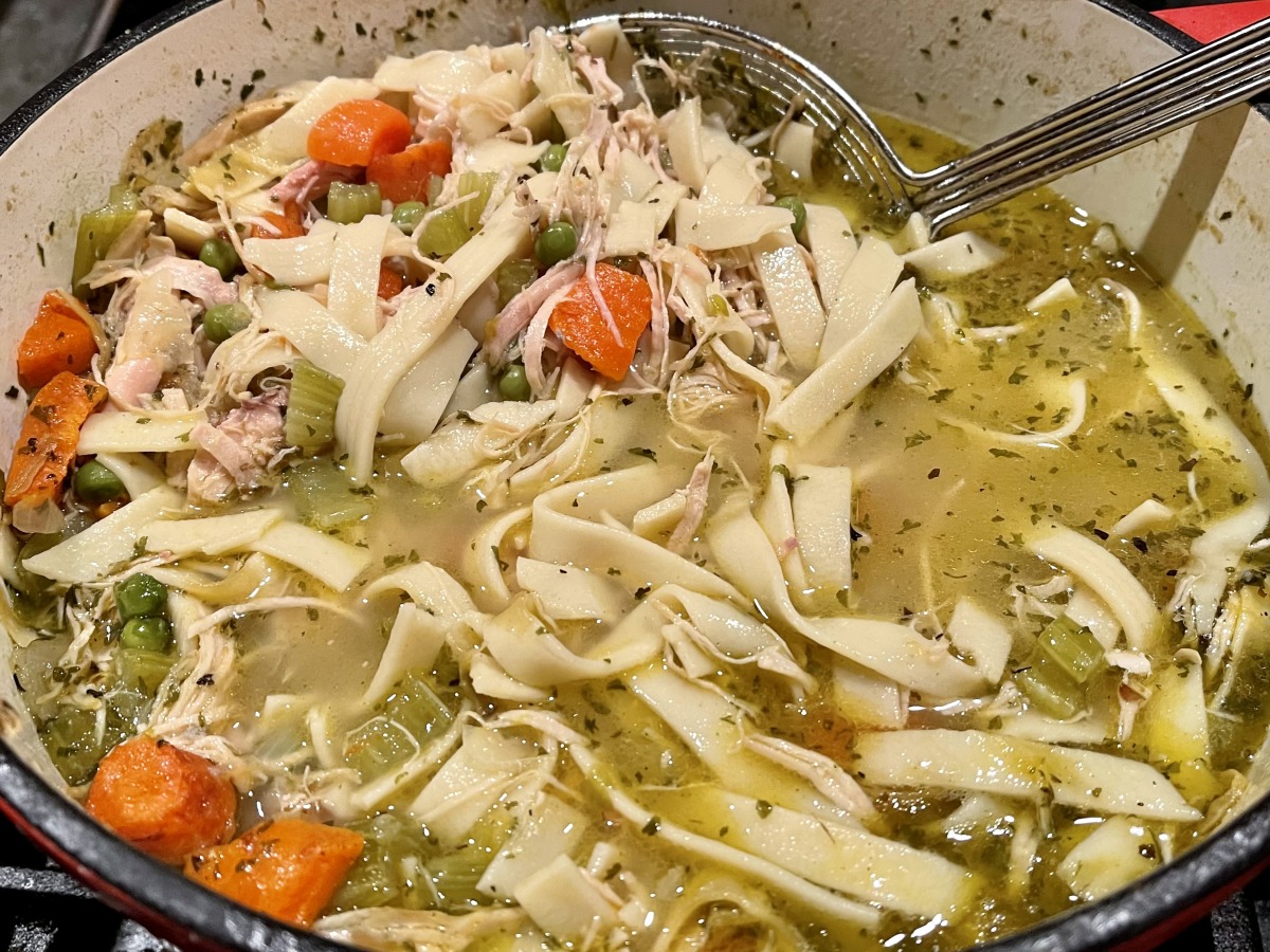 Homestyle Chicken Noodle Soup - Brown Eyed Baker