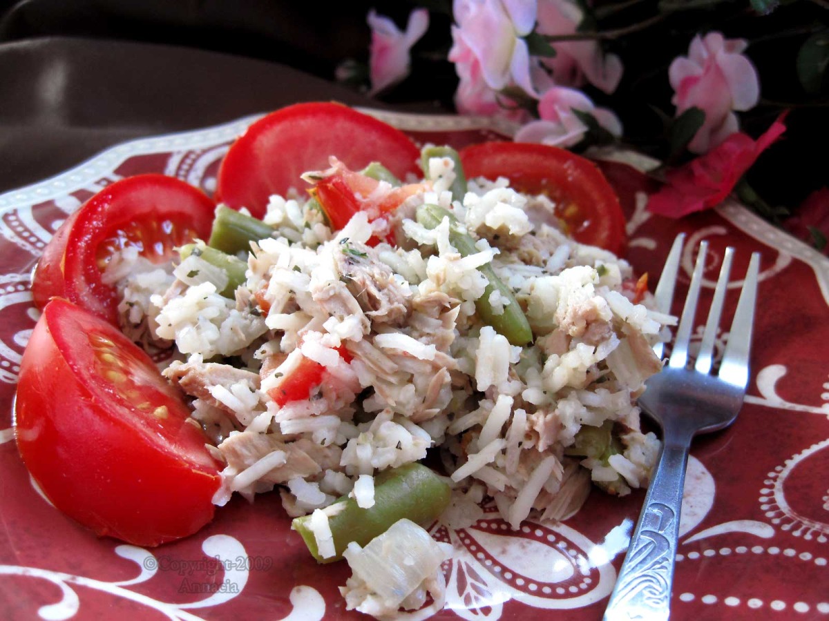 Tuna and Green Beans With Rice_image