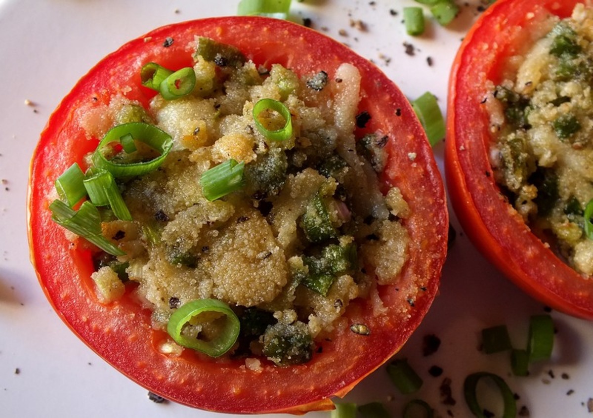 Parmesan Stuffed Tomatoes