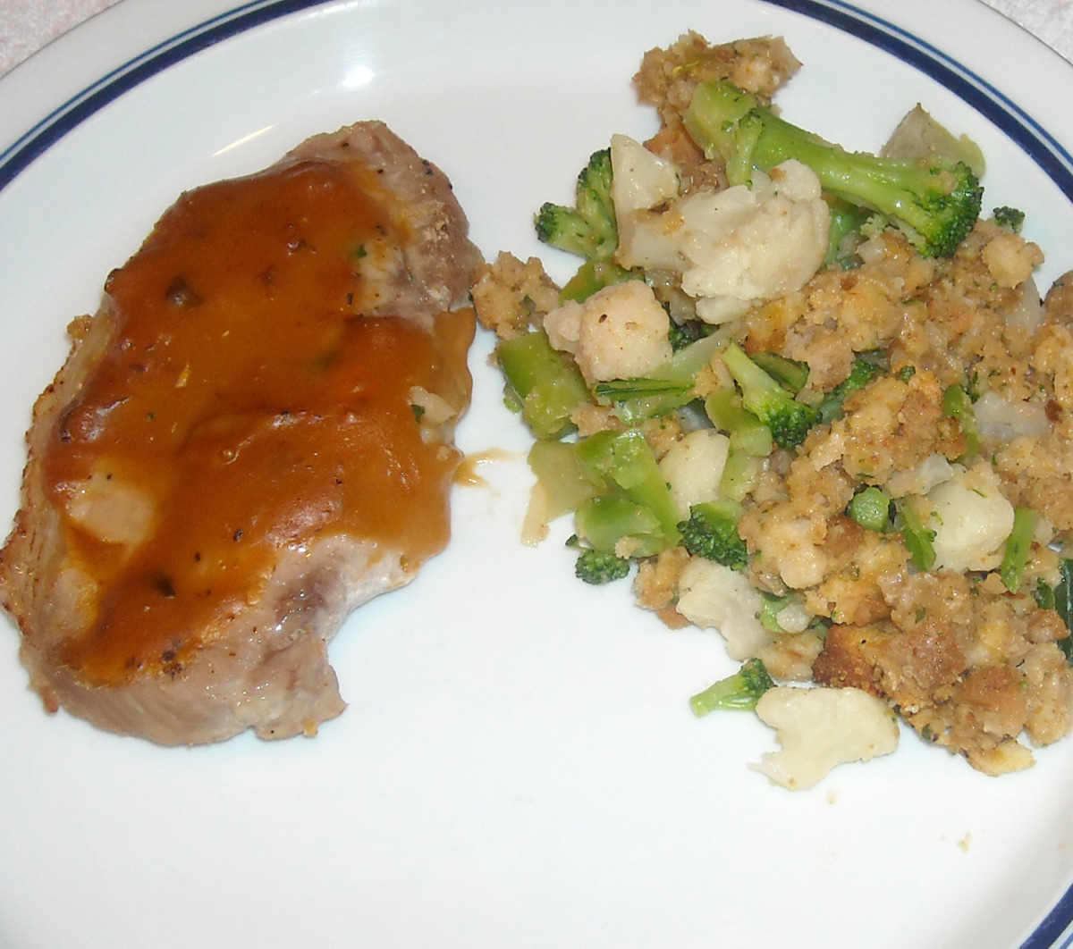 Golden Mushroom Pork Chop Bake-image