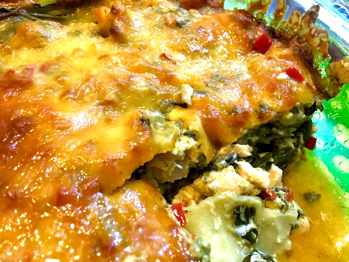 DillLicious Salmon and Spinach Lasagna Recipe
