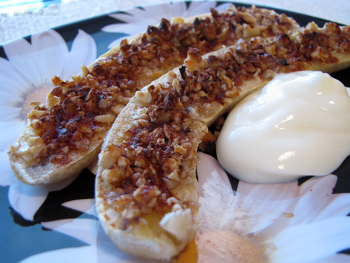 Crunchy Baked Bananas