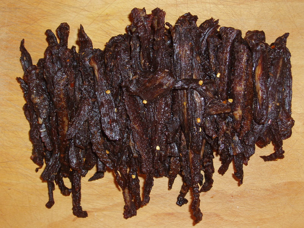 Ninja Foodi Beef Jerky using the dehydrator rack 