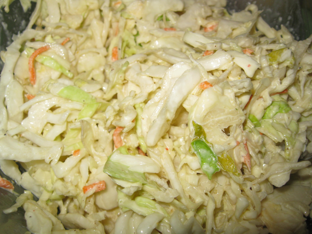Horseradish Slaw With Mustard Recipe Food Com