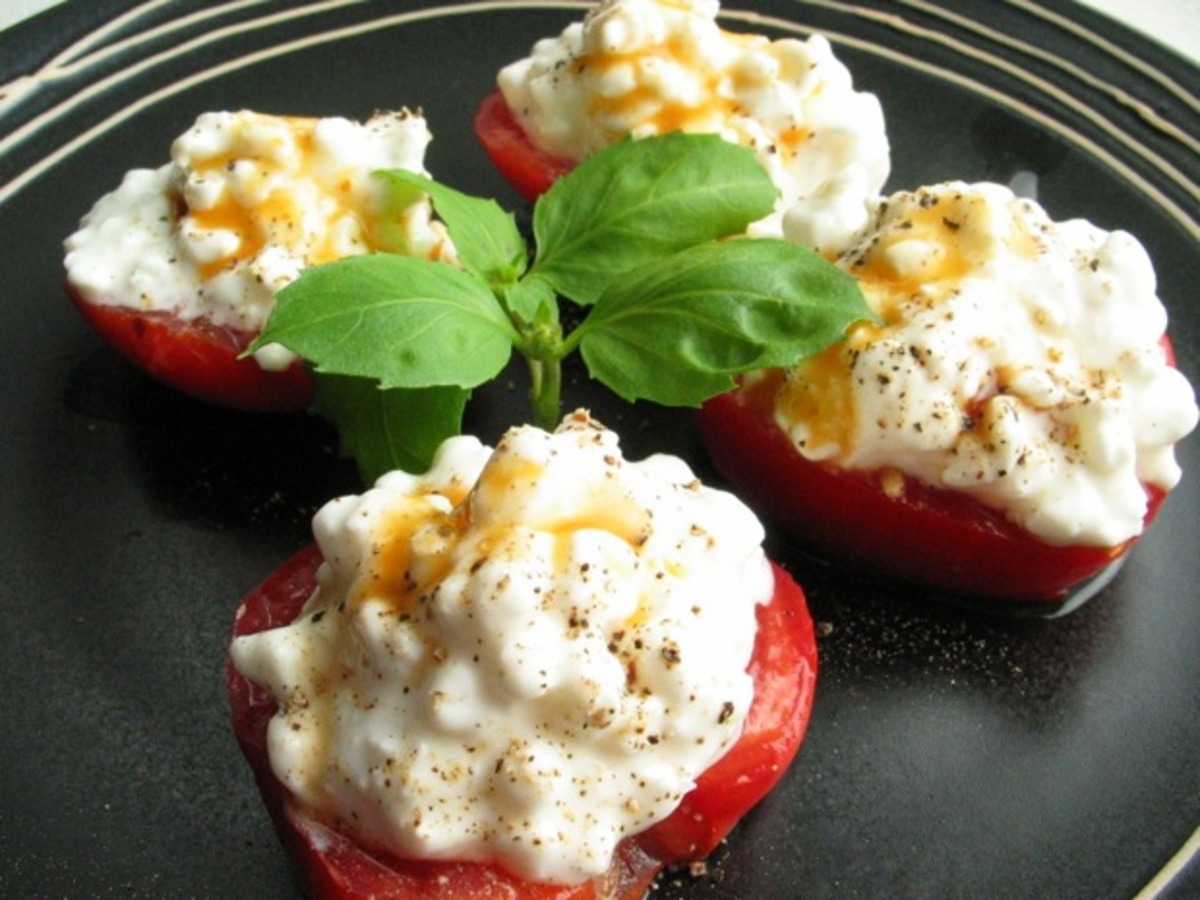 Tomatoes & Cottage Cheese Recipe - Food.com