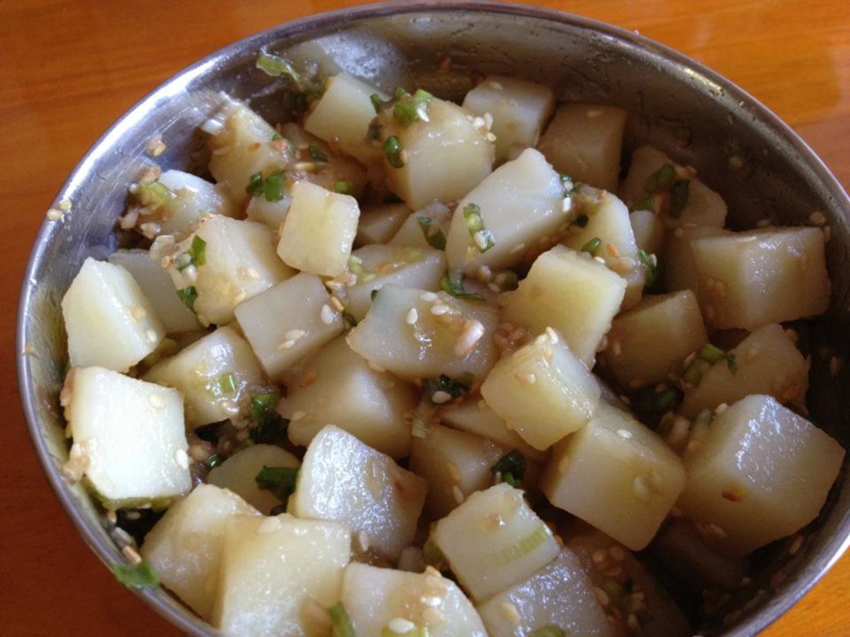 Korean Seasoned Potatoes (감자 조&_image