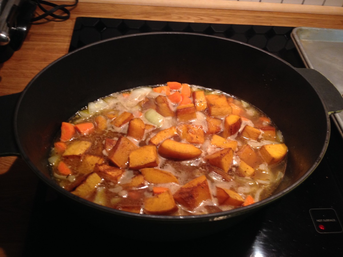 Savory Roasted Butternut Squash Soup image