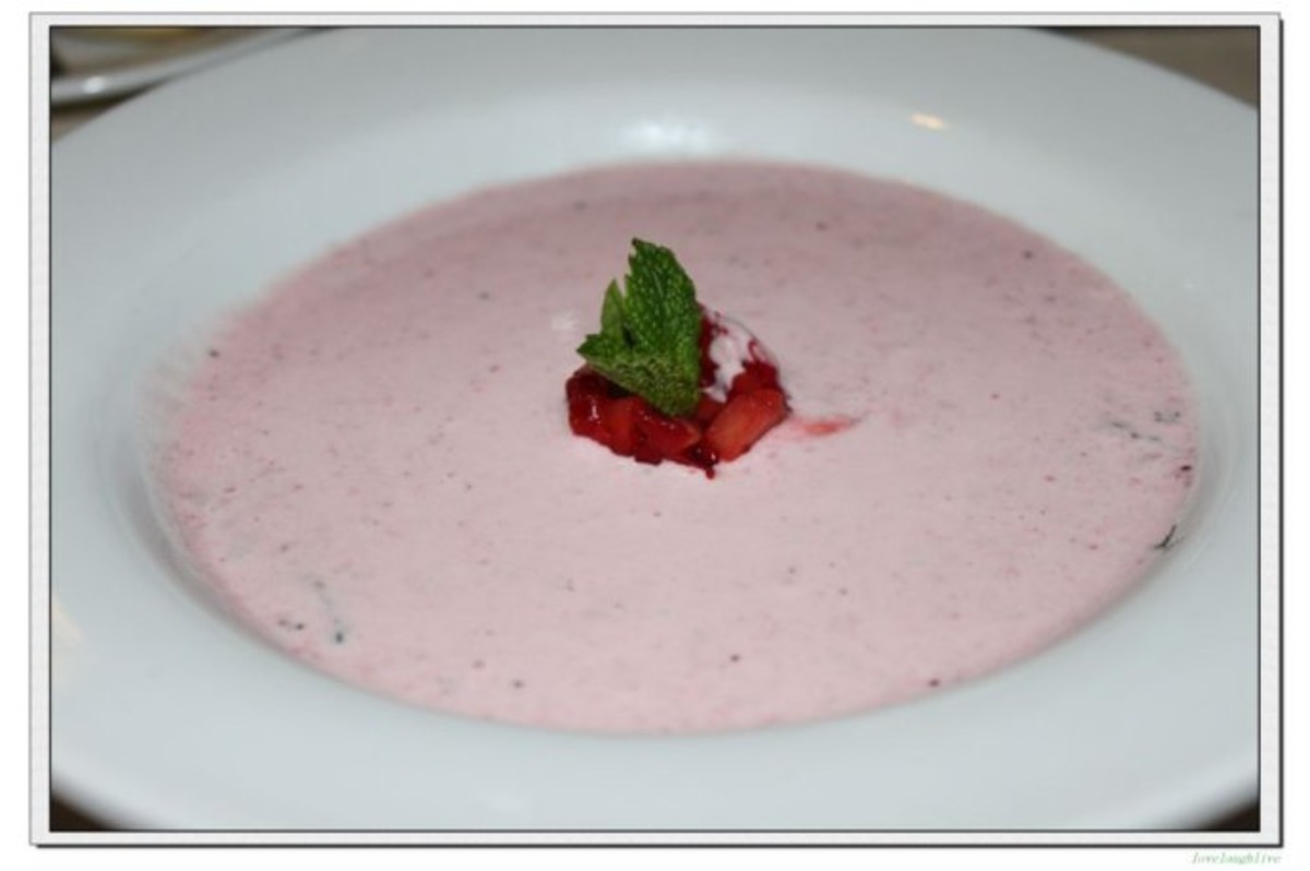 Strawberry Bisque from Carnival Cruise Lines