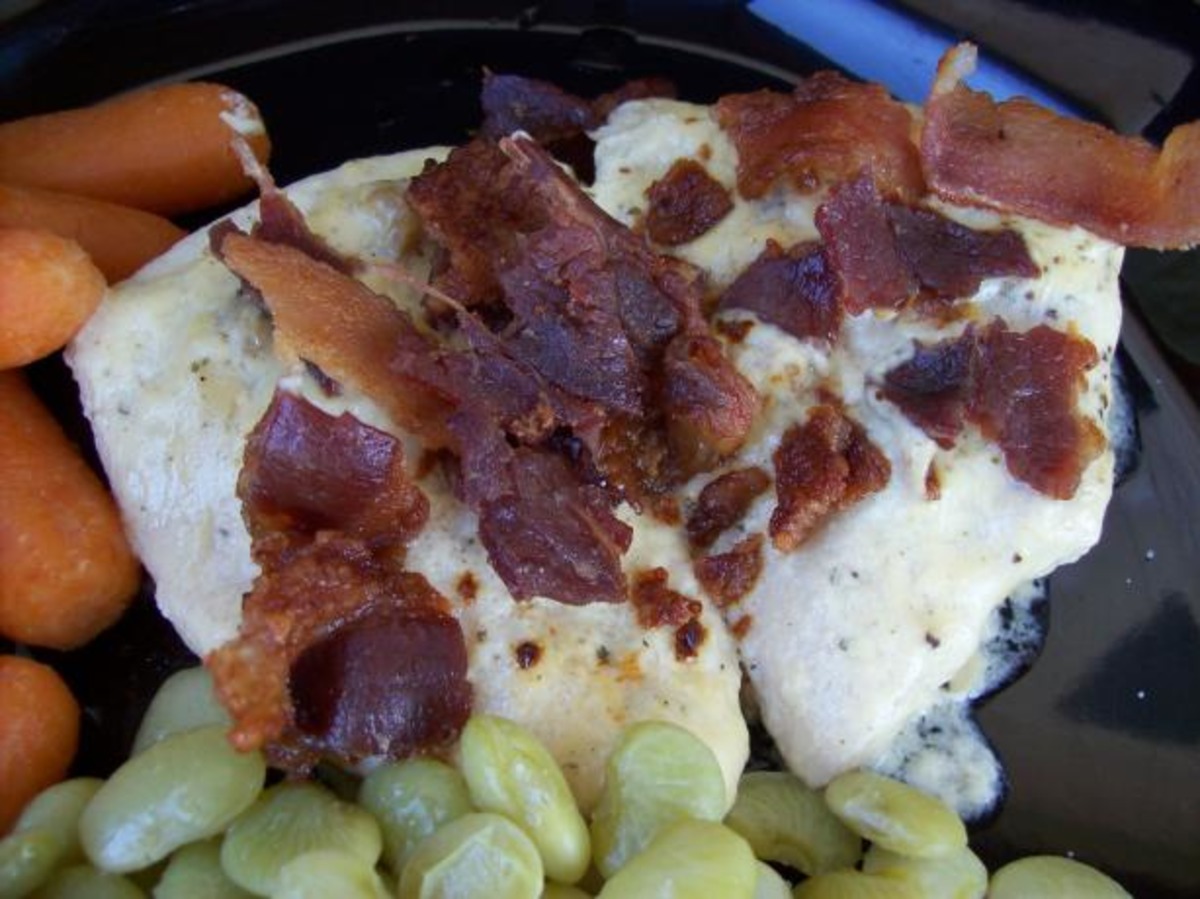 Bacon Ranch Slow Cooked Chicken Recipe - Food.com