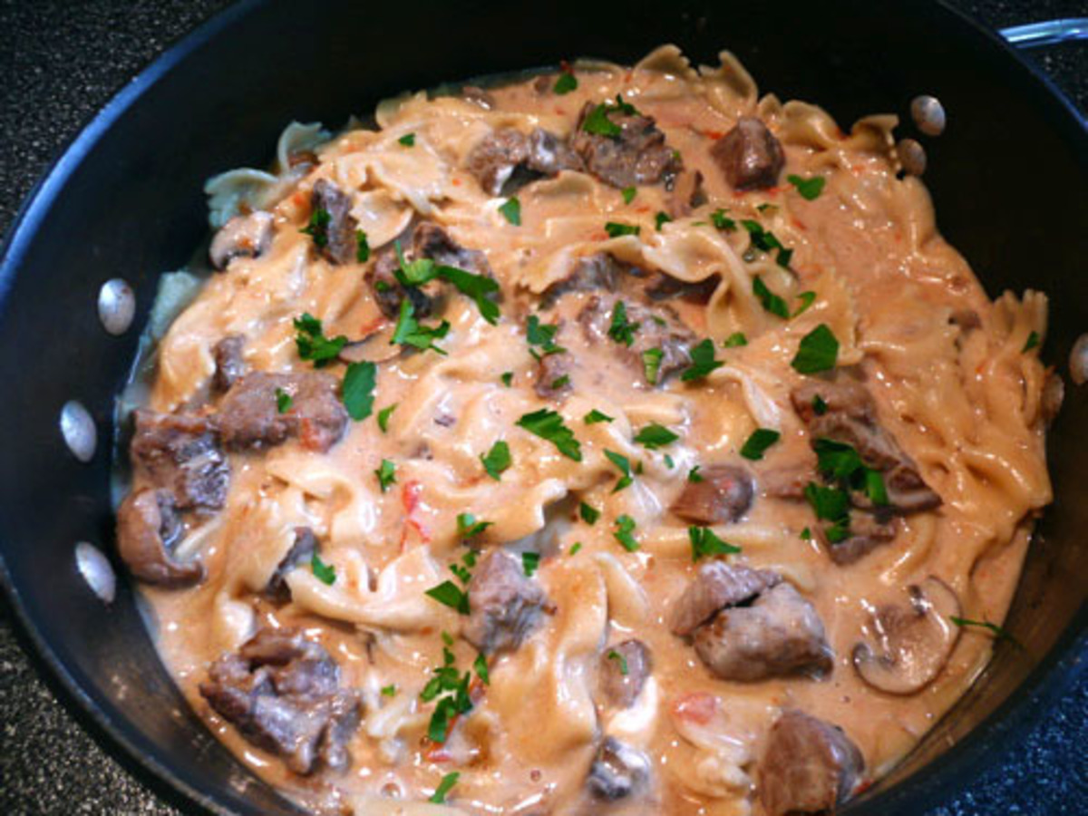Leftover Steak Skillet