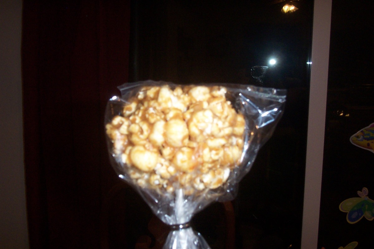 Peanut Butter Popcorn Balls image