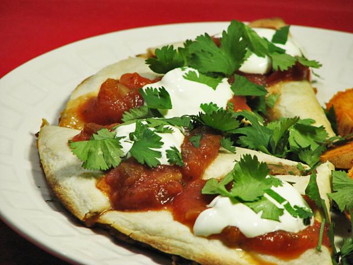 Black Bean Quesadillas With Goat Cheese Recipe Food Com