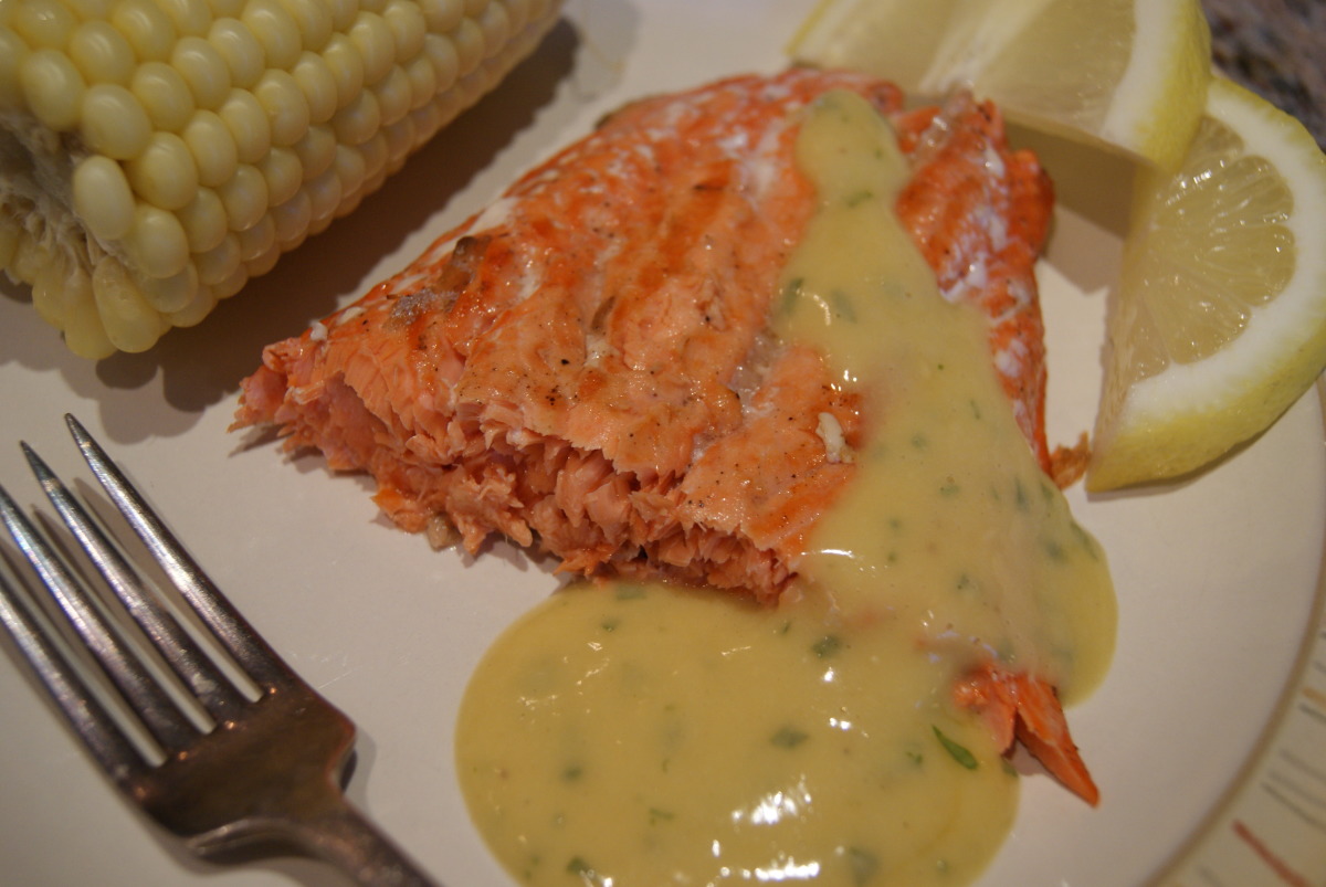 Grilled Salmon With Basil Aioli Recipe Food com