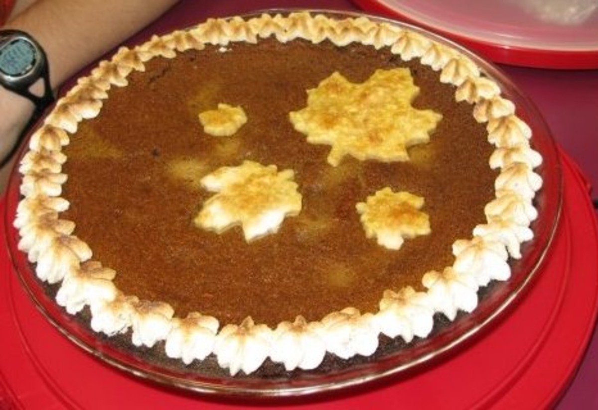Pumpkin Eggnog Custard Pie Recipe