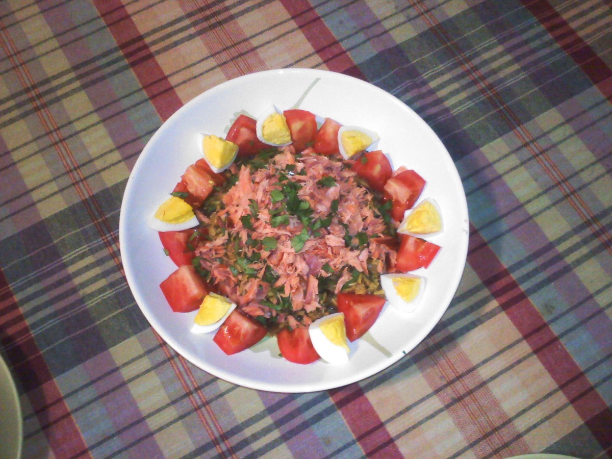 Curried Rice With Smoked Salmon_image