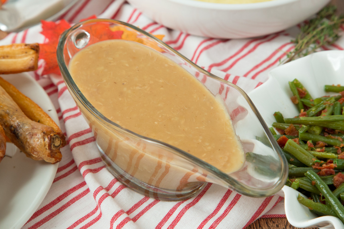 Perfect NoFail Roast Turkey Gravy Recipe