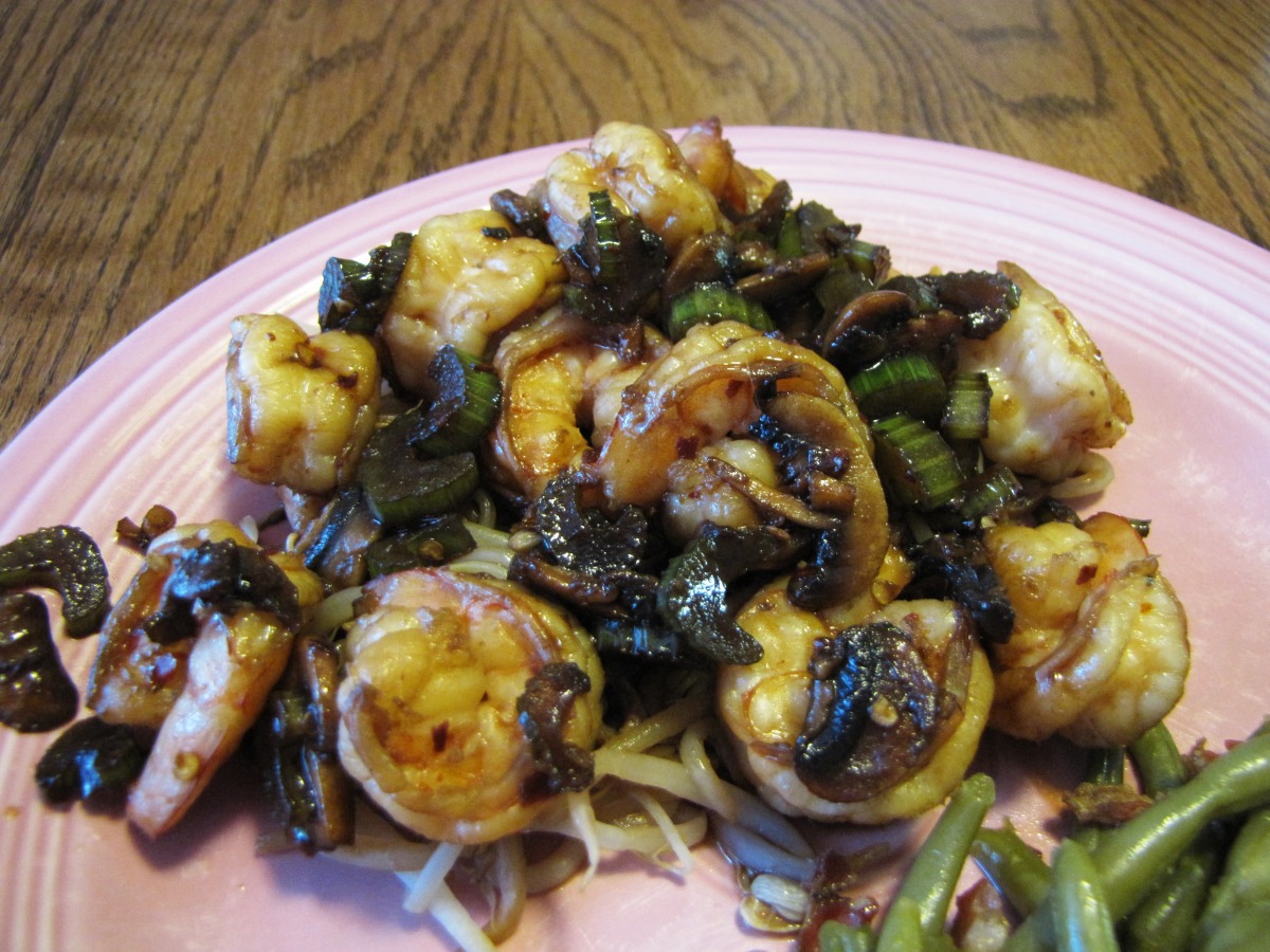 Stir-Fried Shrimp With Ginger and Mushrooms Recipe - Food.com