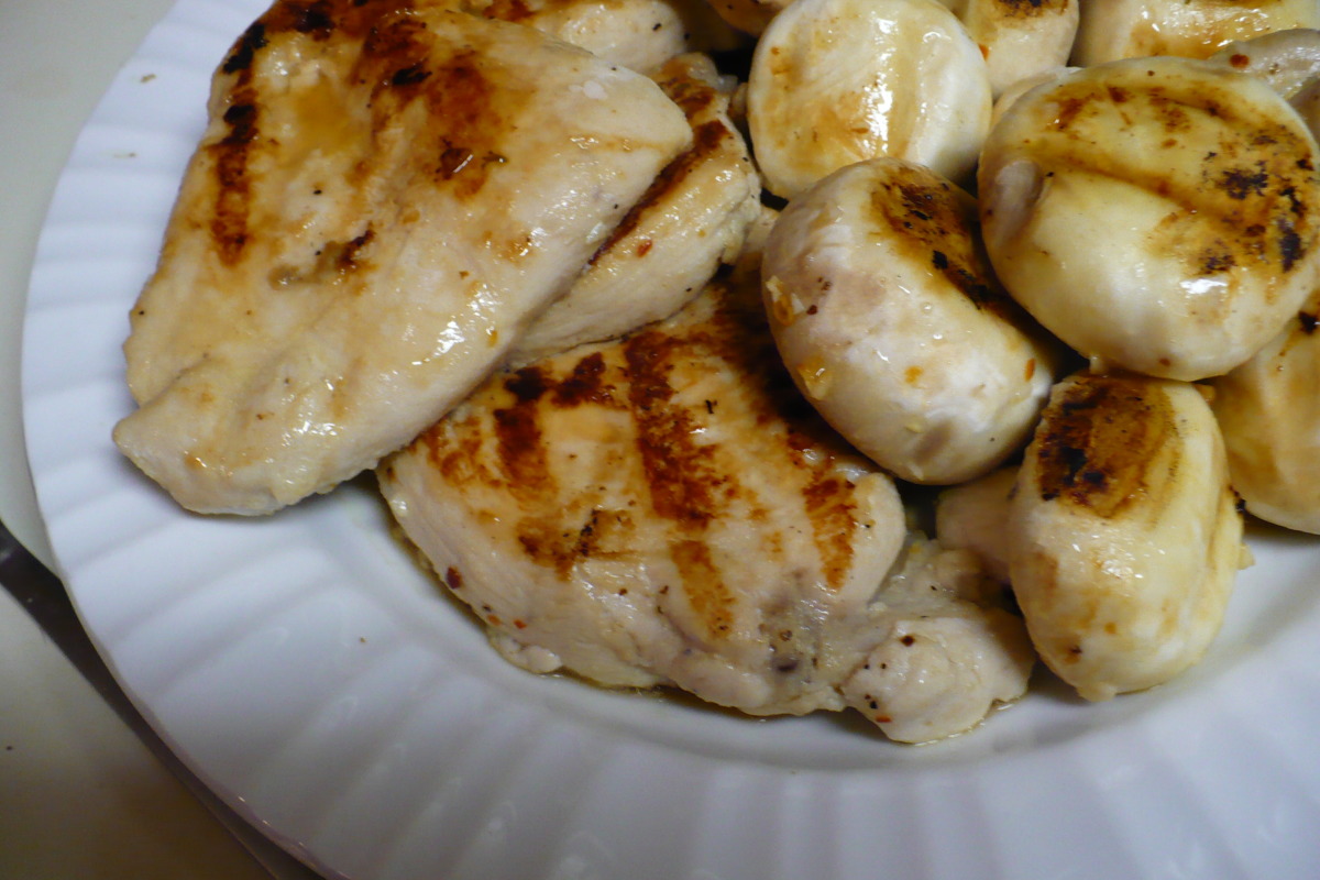 Grilled Chicken & Mushrooms - Everyday Italian Recipe - Food.com