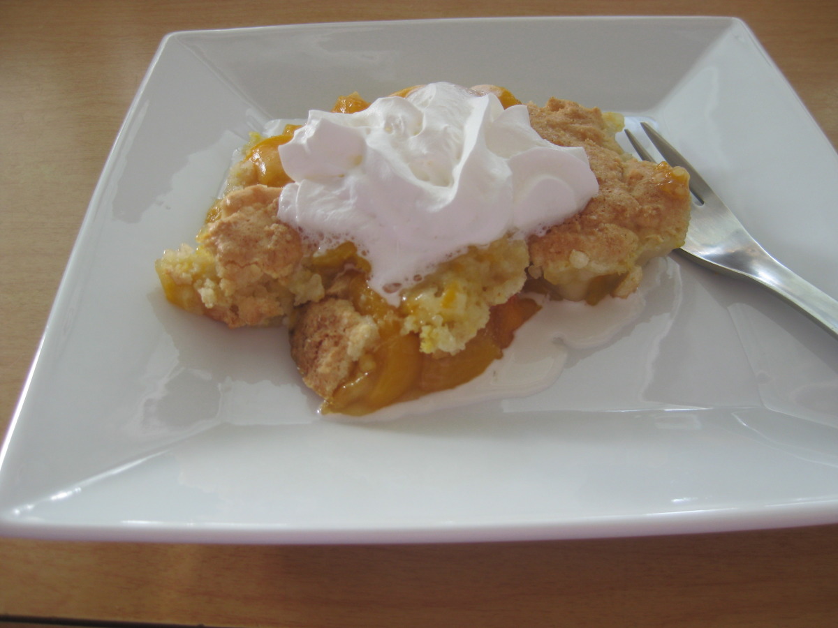 Crunchy Peach Cobbler