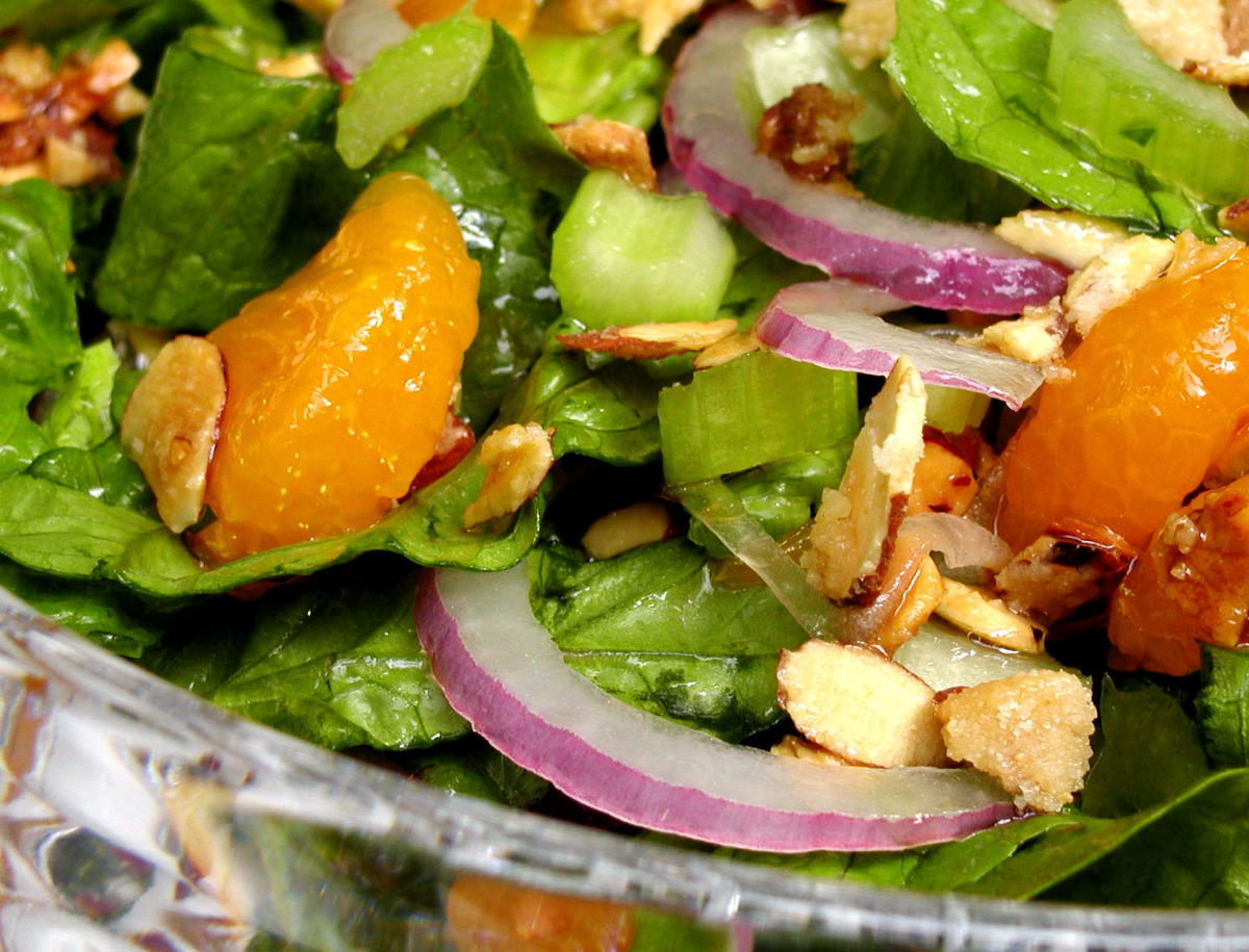 Mandarin Mixed Greens Salad Recipe 