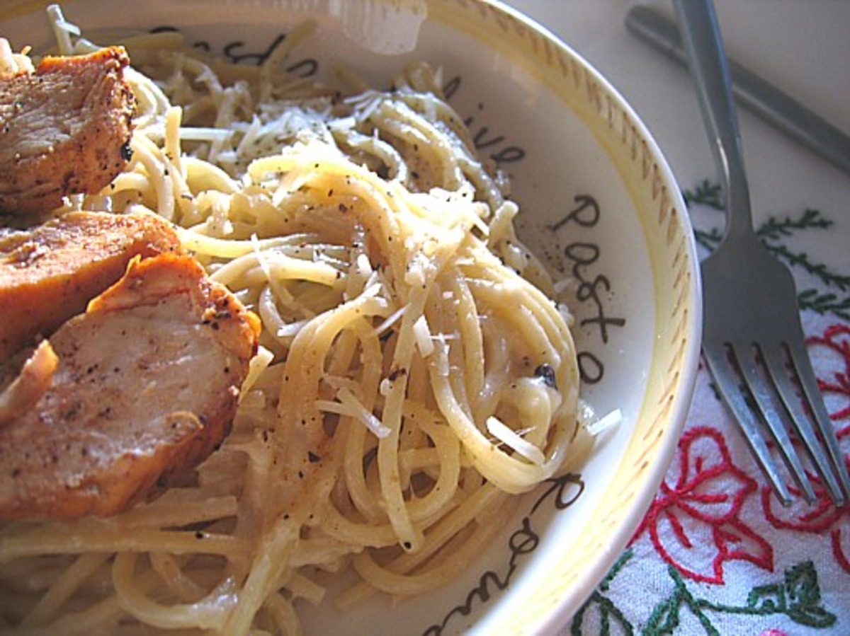 Mean Chef's Fettuccine Alfredo