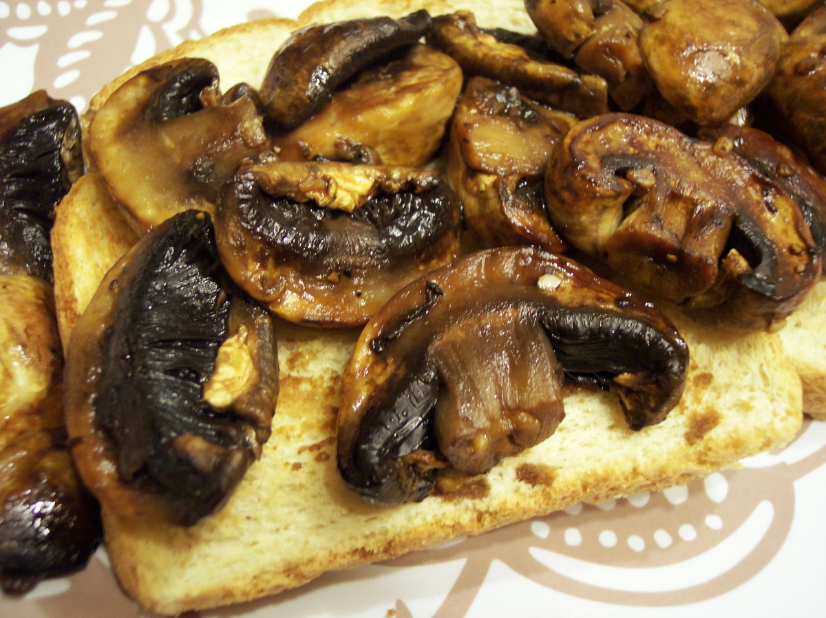 Sweet Soy Mushrooms on Toast Recipe