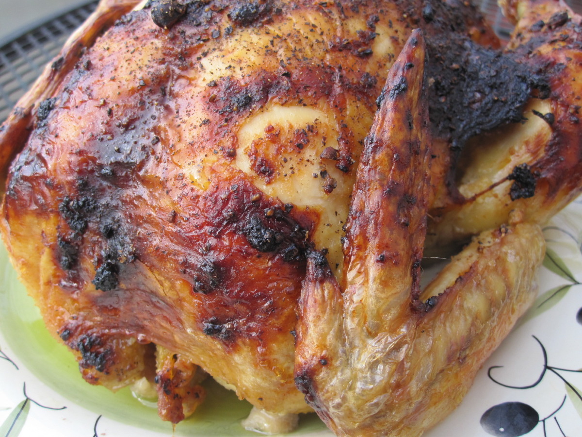 Roast Chicken With Black Pepper Glaze image