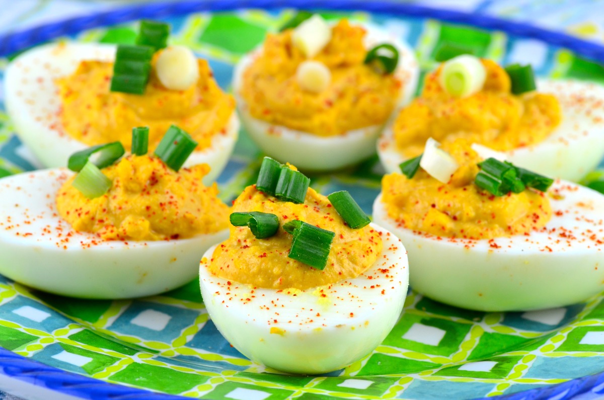 Barbeque Deviled Eggs-image