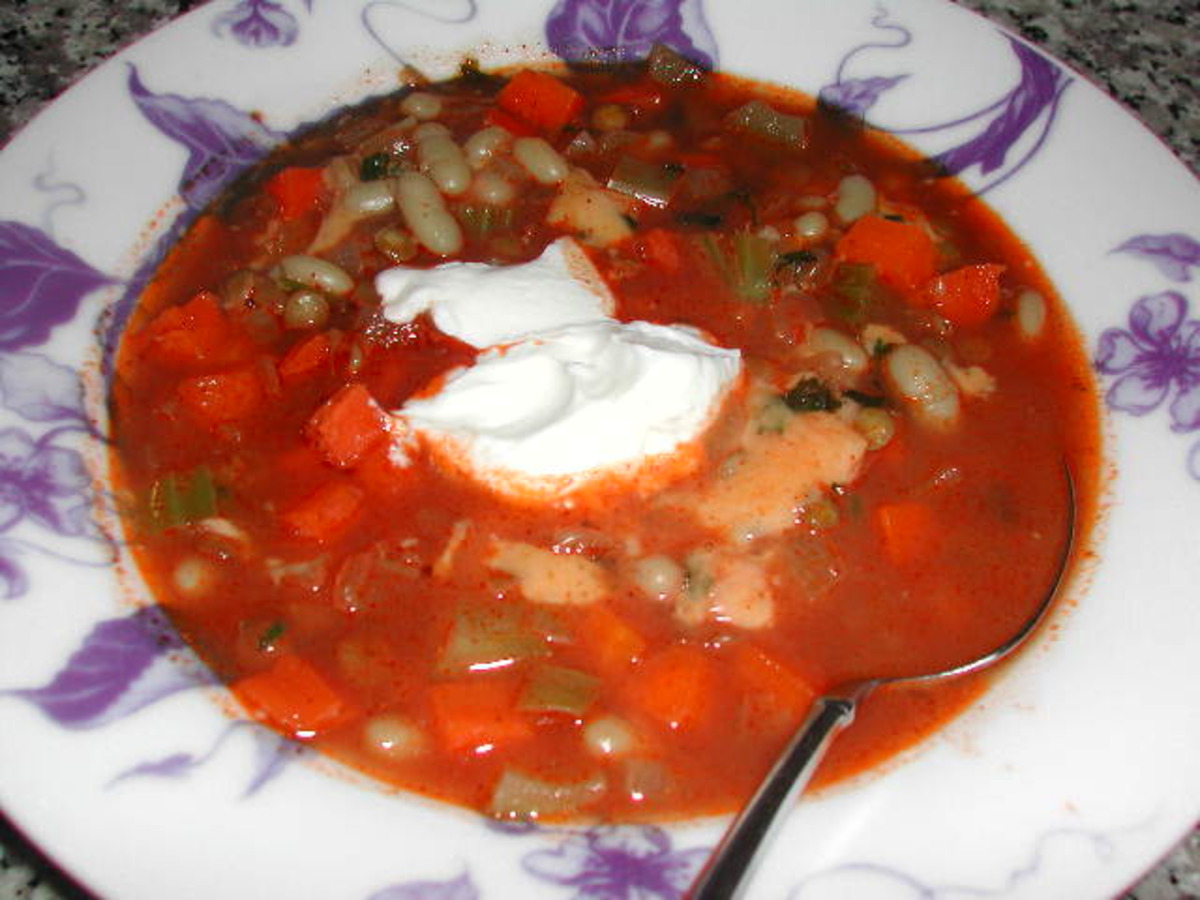 Lentil and Bean Soup image