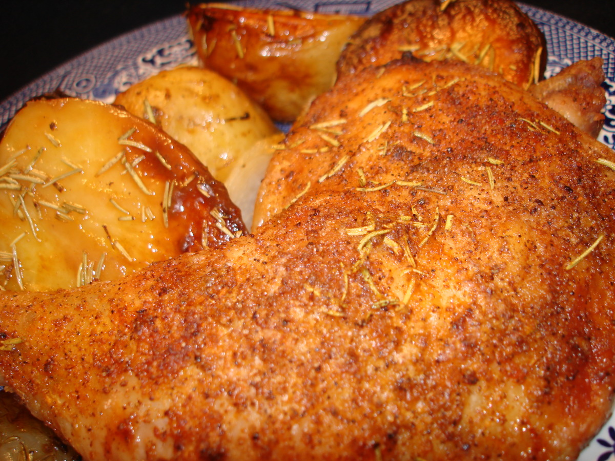 Italian Oven-Roasted Chicken and Potatoes image