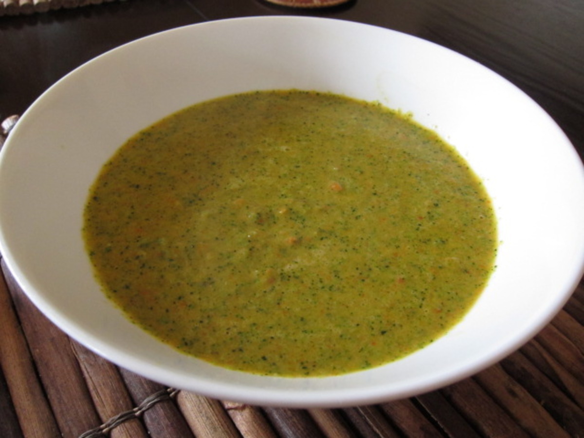 Curried Broccoli Cheddar Soup image