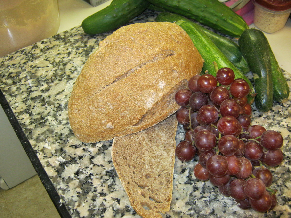 100% Whole Wheat Bread, Plain and Simple (No-Knead)_image