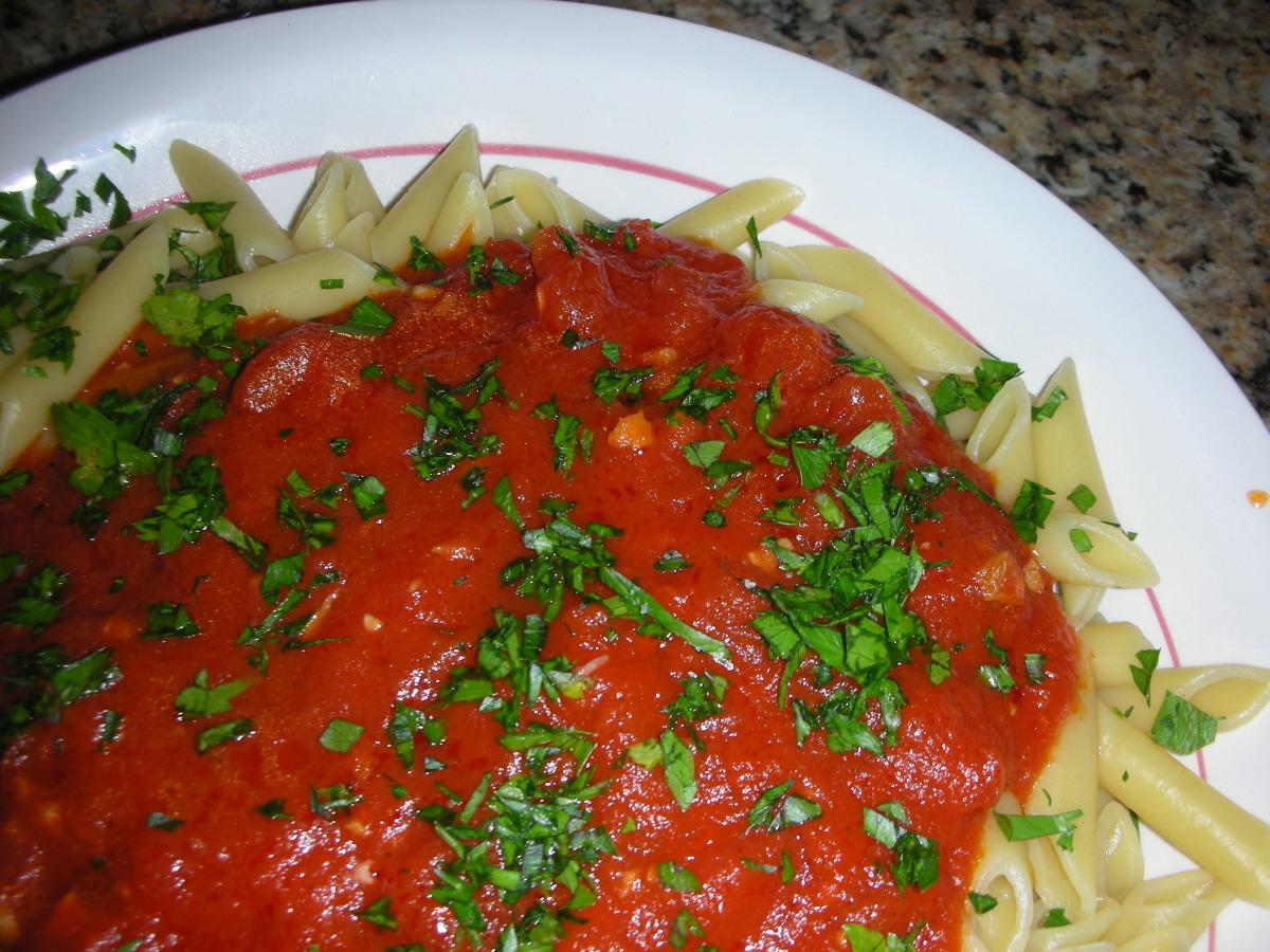 Spicy Tomato Sauce (Martha Stewart) Recipe