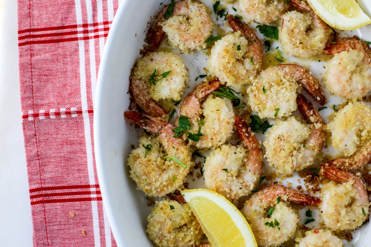 Roasted Jumbo Shrimp for a Crowd - The Hungry Mouse