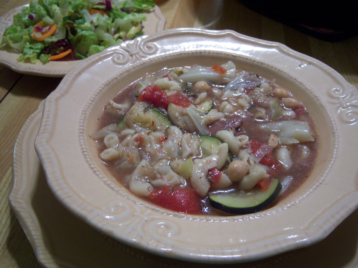 Minestrone Soup (Crock Pot / Slow Cooker) image