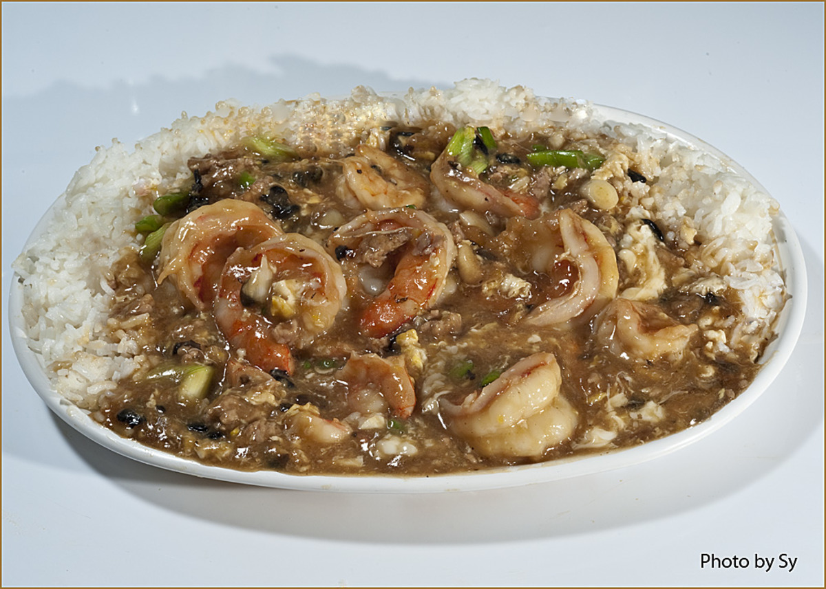 Shrimp With Black Beans in Lobster Sauce image