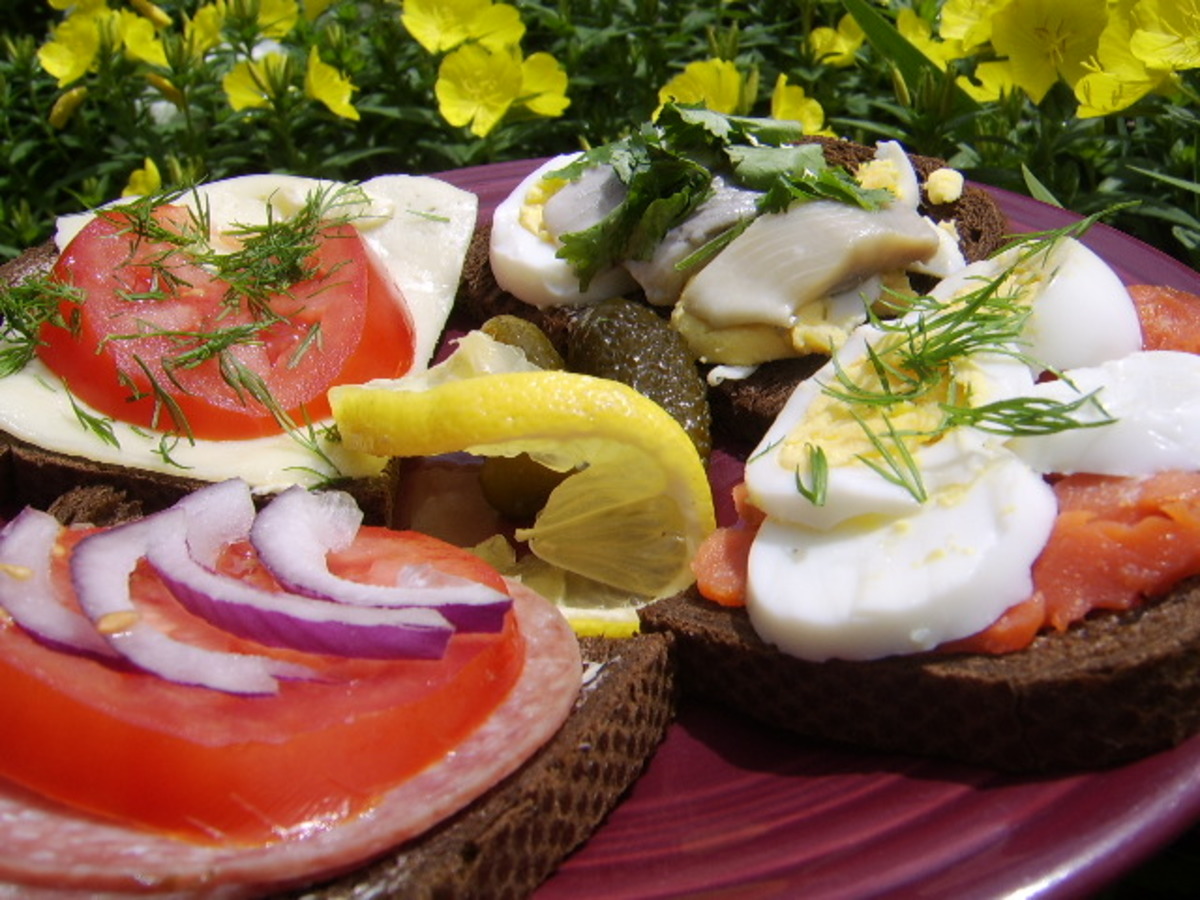 Smorgasbord or Smorrebrod (Denmark)-image