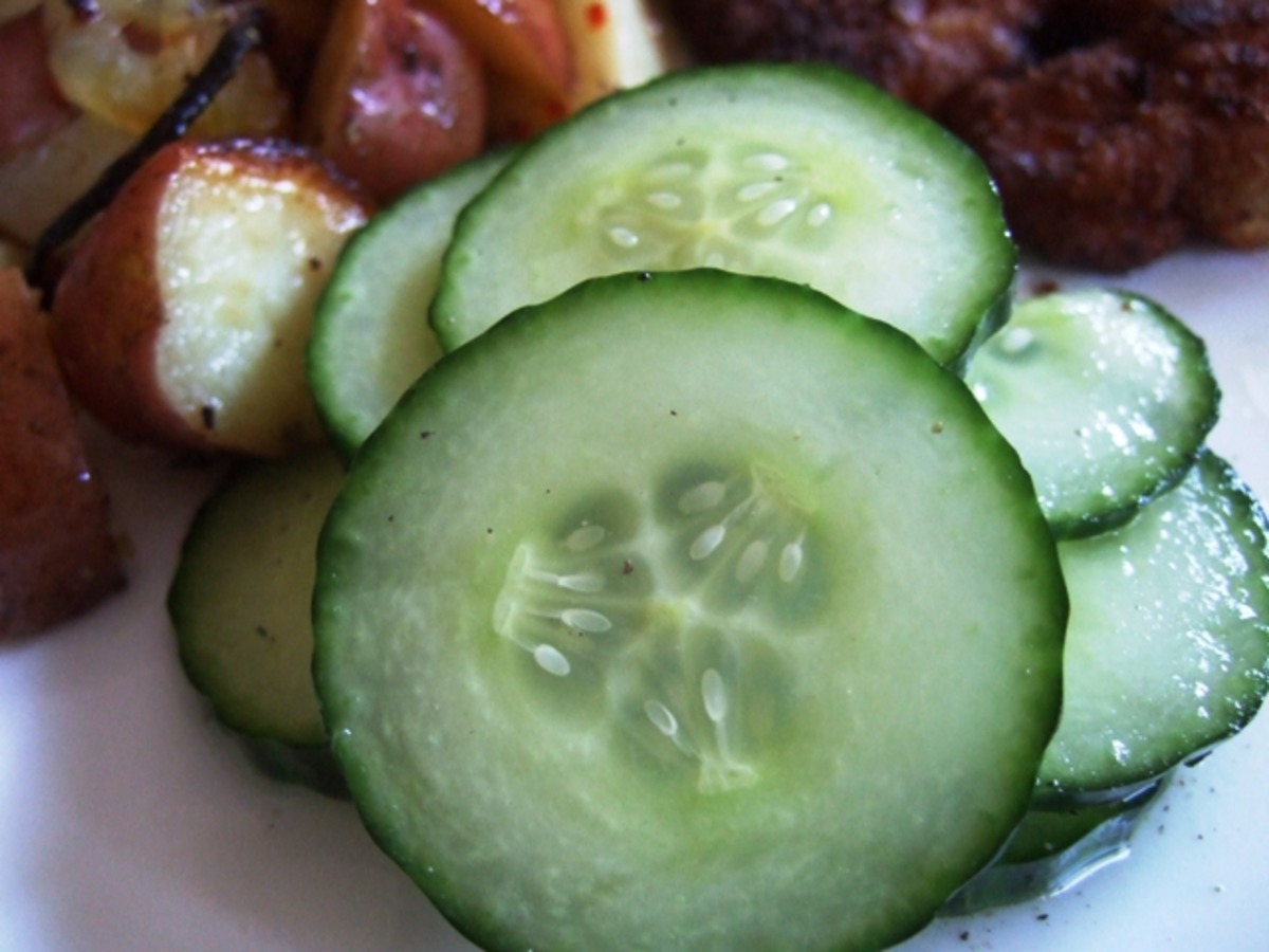 Pressed Cucumber Salad (Pressgurka) image