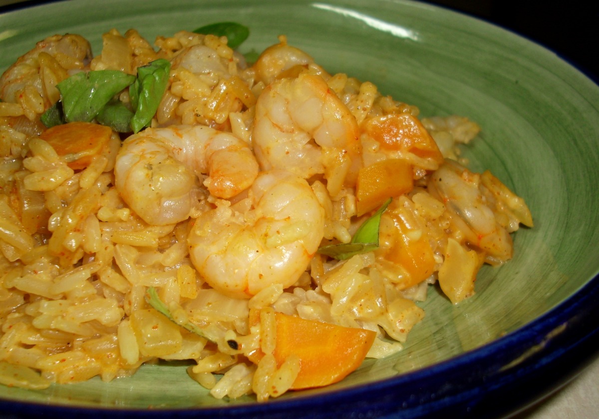 Curried Rice With Shrimp image