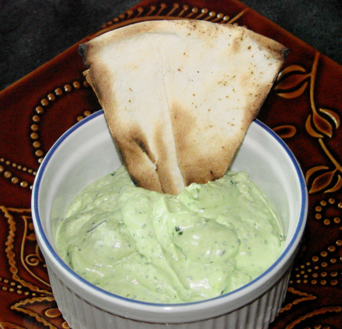 Basil and Feta Cheese Spread image