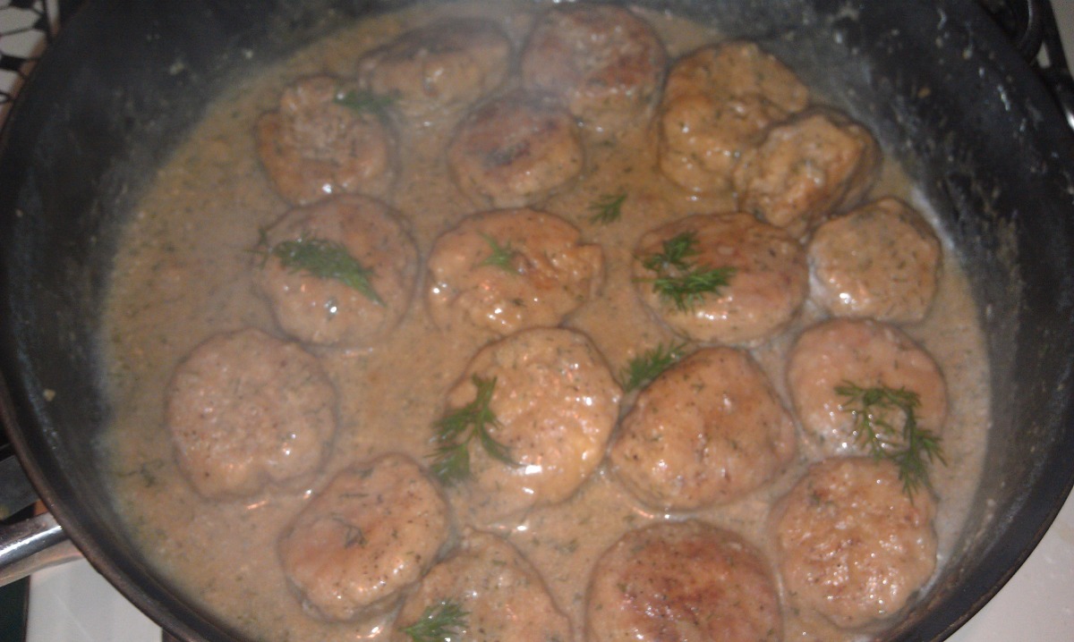 Polish Veal Balls With Dill image