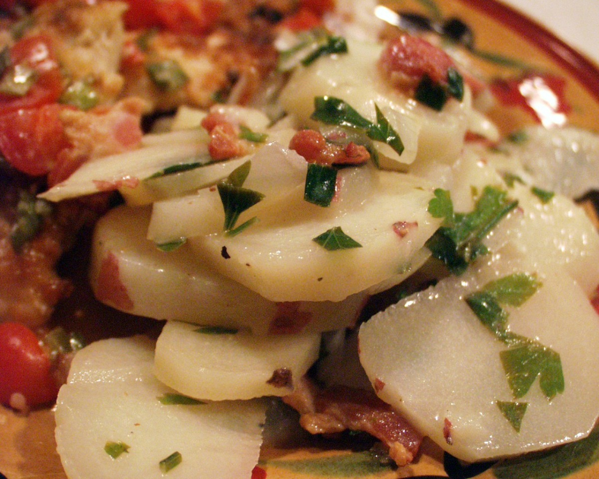 Bayrisher Kartoffel Salat Bavarian Potato Salad Recipe Food Com