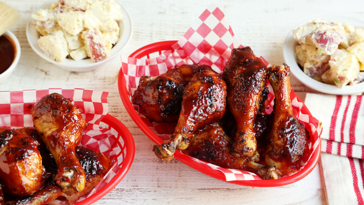 Grilled BBQ Chicken Legs