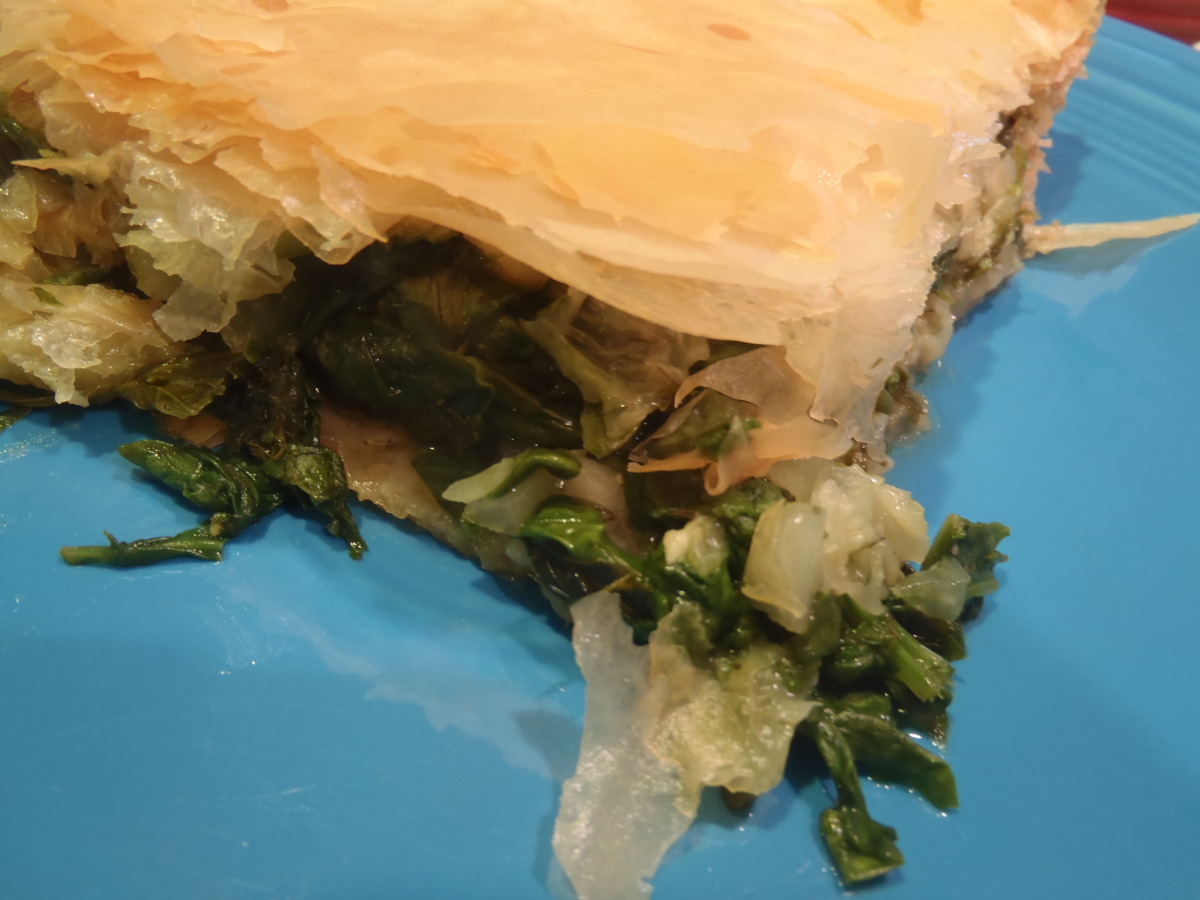 Best Greek Spinach Herb Pie Without Cheese Aka Spanakopita Recipes