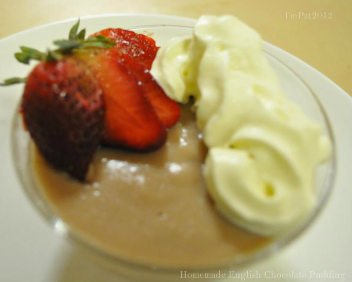 Homemade English Chocolate Pudding image